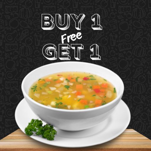 Soup Offer : Buy 1 & Get 1 Free